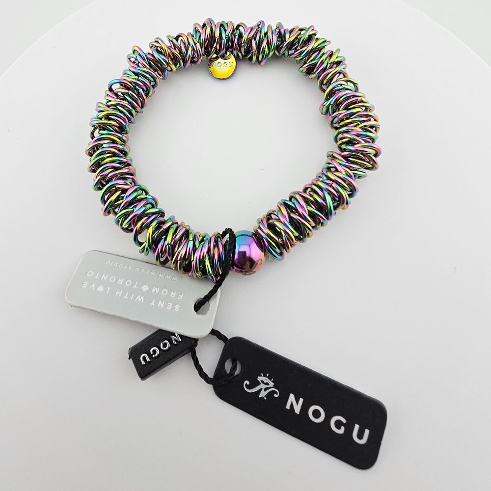 NOGU Unicorn Silver Mini Links of Love Bracelet NWT